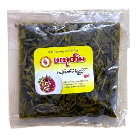 အရီးတောင်း - ဇယန်းလက်ဖက်ညွှန့် (စပ်နှပ်) 80g